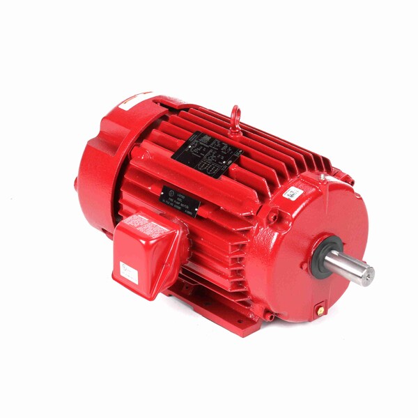0.75Hp Washdown Motor, 1 Phase, 1800 Rpm, 115/208-230 V, 56C Frame, Tenv